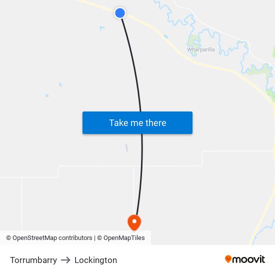 Torrumbarry to Lockington map