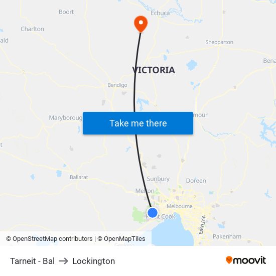 Tarneit - Bal to Lockington map