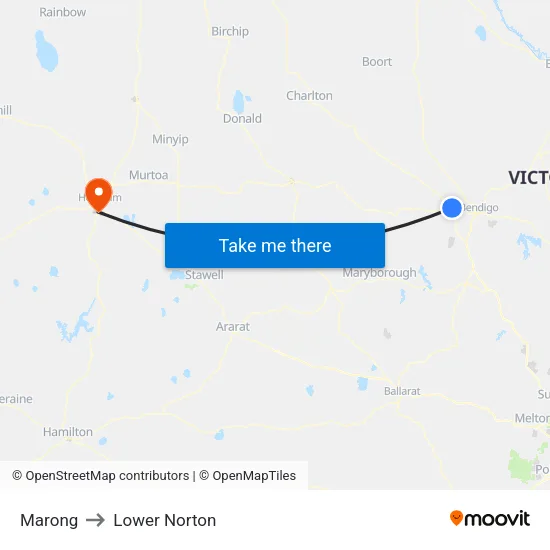 Marong to Lower Norton map