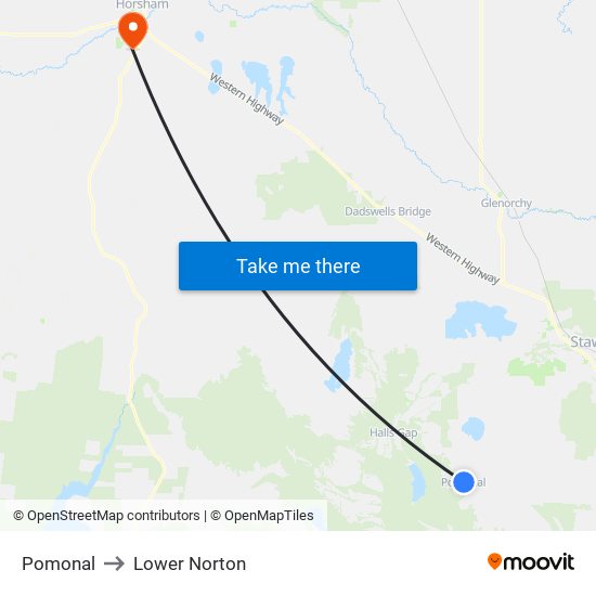 Pomonal to Lower Norton map