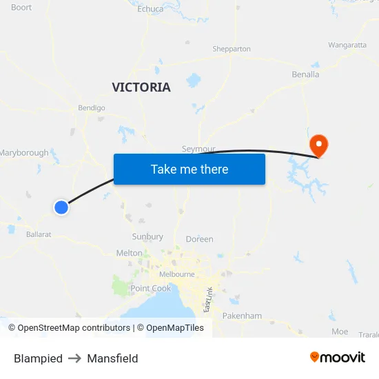 Blampied to Mansfield map