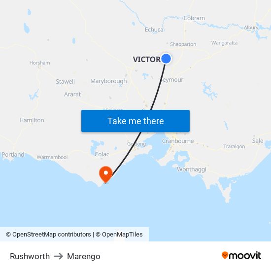 Rushworth to Marengo map