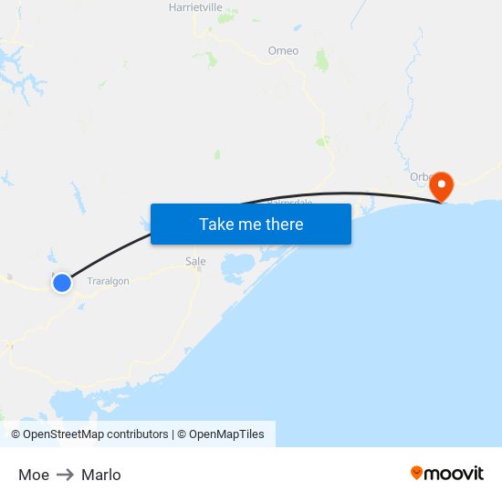 Moe to Marlo map