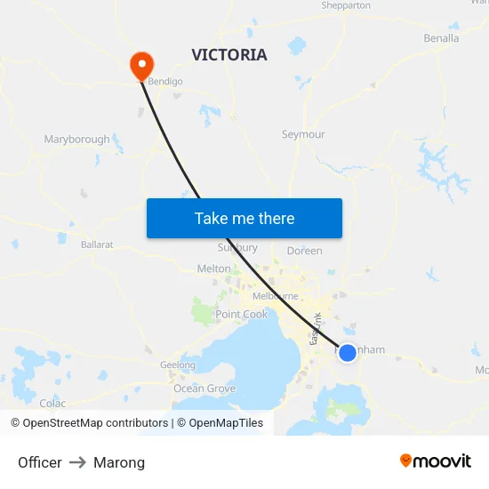 Officer to Marong map