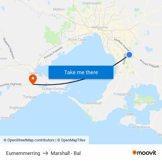 Eumemmerring to Marshall - Bal map