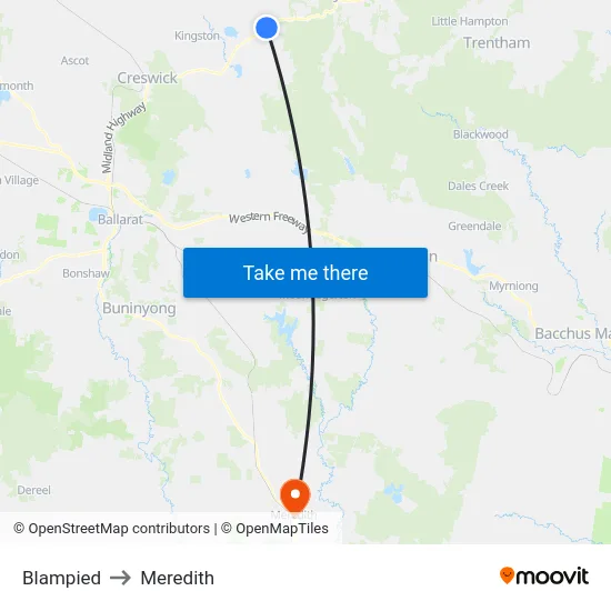 Blampied to Meredith map