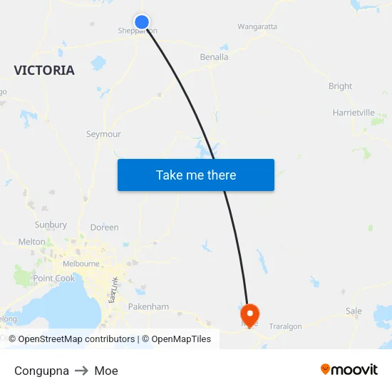 Congupna to Moe map