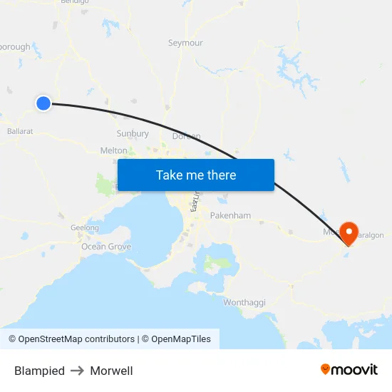 Blampied to Morwell map