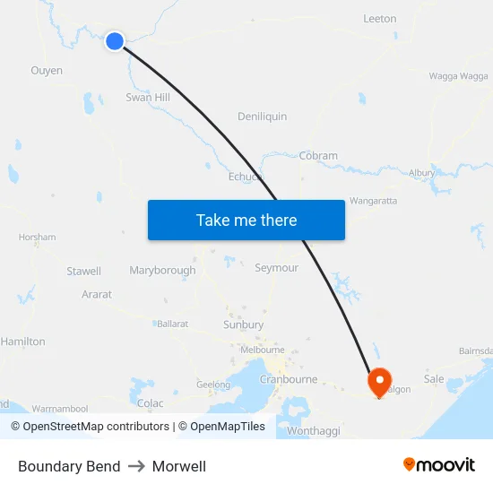 Boundary Bend to Morwell map