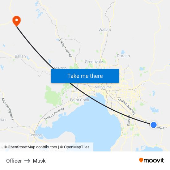 Officer to Musk map