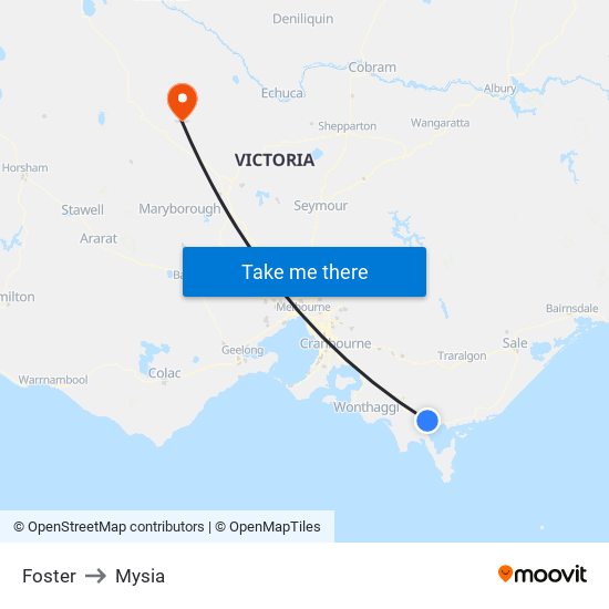 Foster to Mysia map