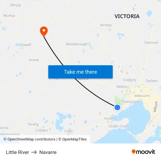 Little River to Navarre map