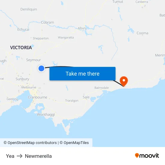 Yea to Newmerella map