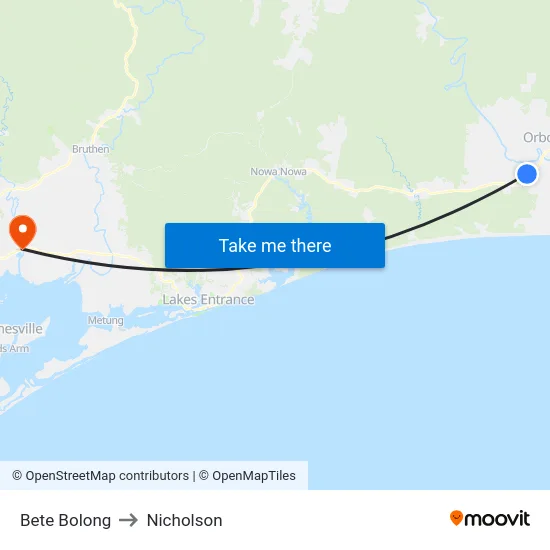 Bete Bolong to Nicholson map