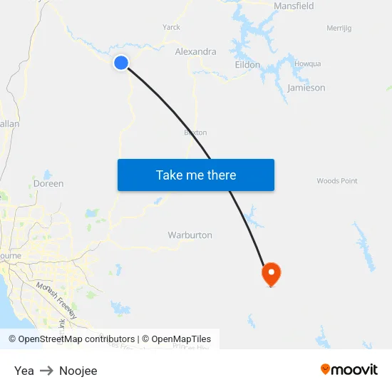 Yea to Noojee map