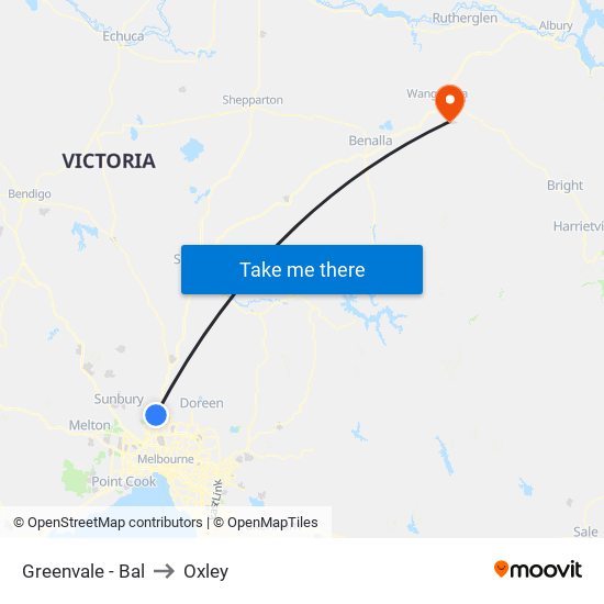 Greenvale - Bal to Oxley map