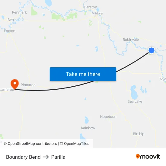 Boundary Bend to Parilla map