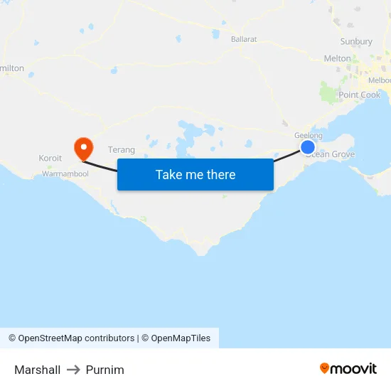 Marshall to Purnim map