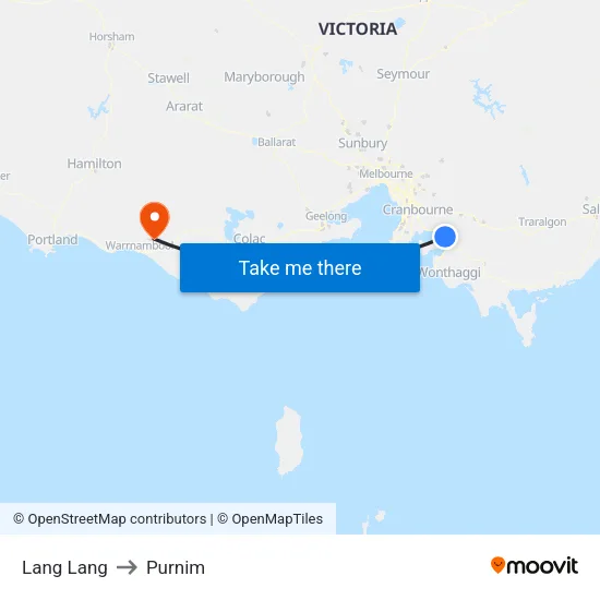 Lang Lang to Purnim map