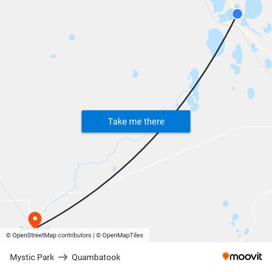 Mystic Park to Quambatook map