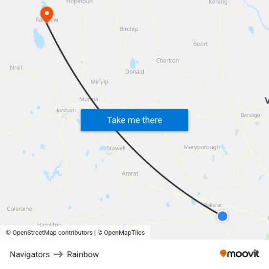 Navigators to Rainbow map