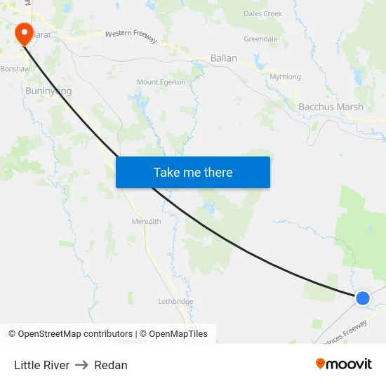 Little River to Redan map
