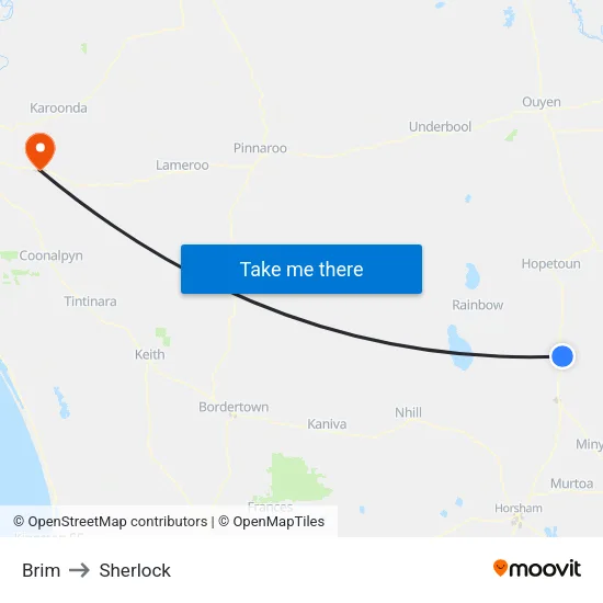 Brim to Sherlock map