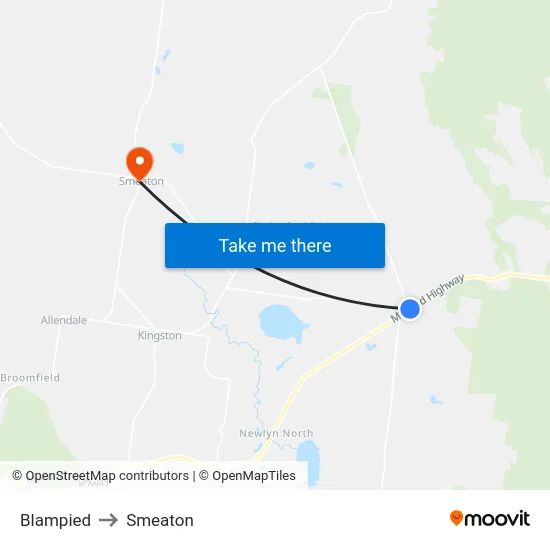 Blampied to Smeaton map