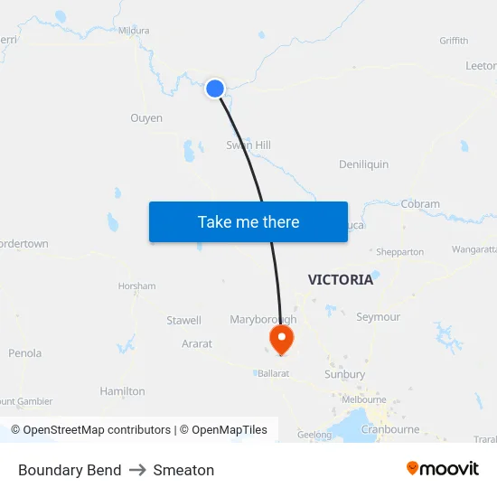 Boundary Bend to Smeaton map