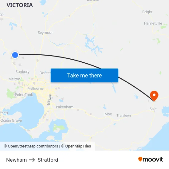 Newham to Stratford map