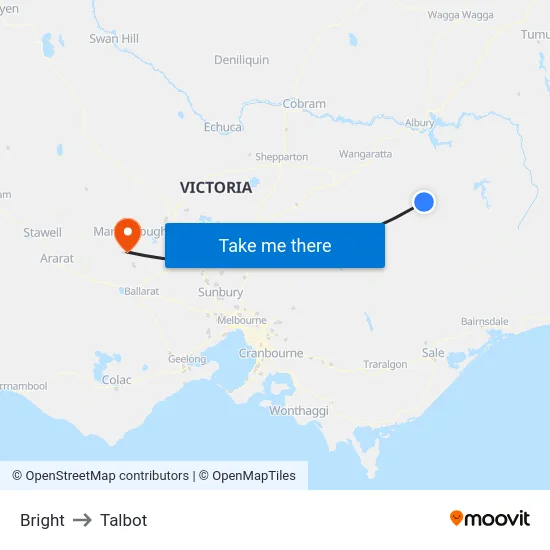 Bright to Talbot map