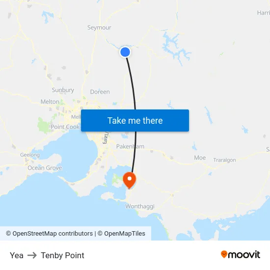 Yea to Tenby Point map
