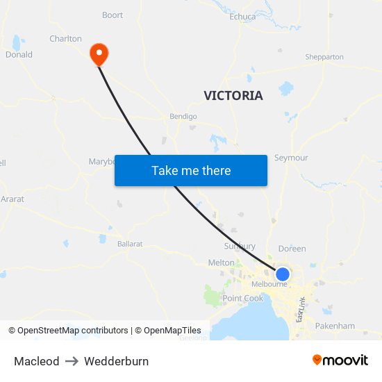 Macleod to Wedderburn map