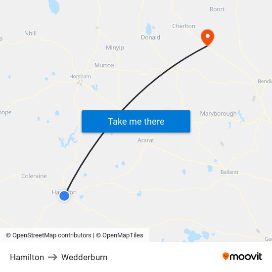 Hamilton to Wedderburn map