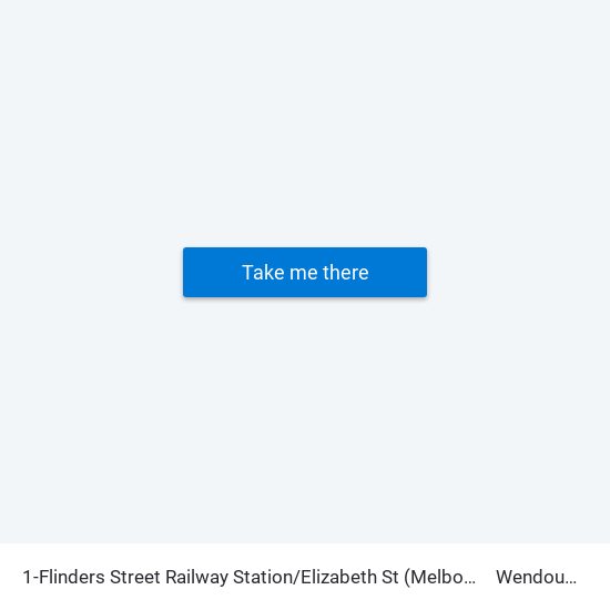 1-Flinders Street Railway Station/Elizabeth St (Melbourne City) to Wendouree map