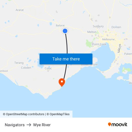 Navigators to Wye River map