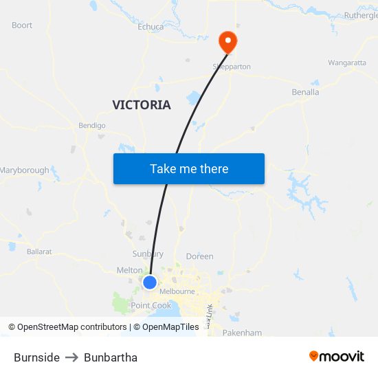 Burnside to Bunbartha map