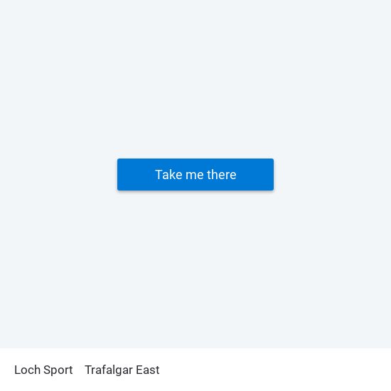 Loch Sport to Trafalgar East map