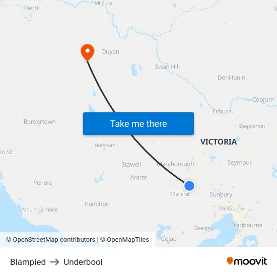 Blampied to Underbool map