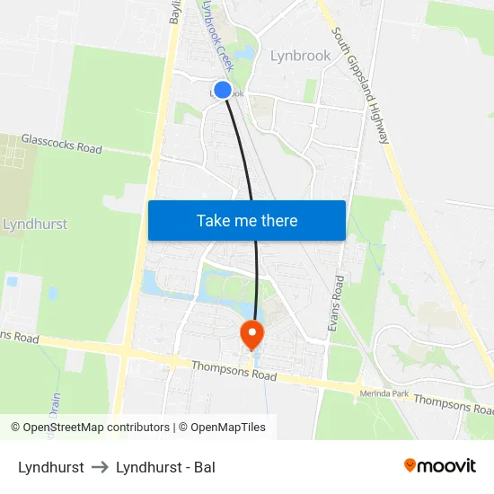 Lyndhurst to Lyndhurst - Bal map