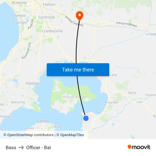Bass to Officer - Bal map