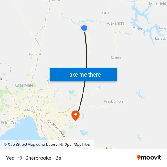 Yea to Sherbrooke - Bal map