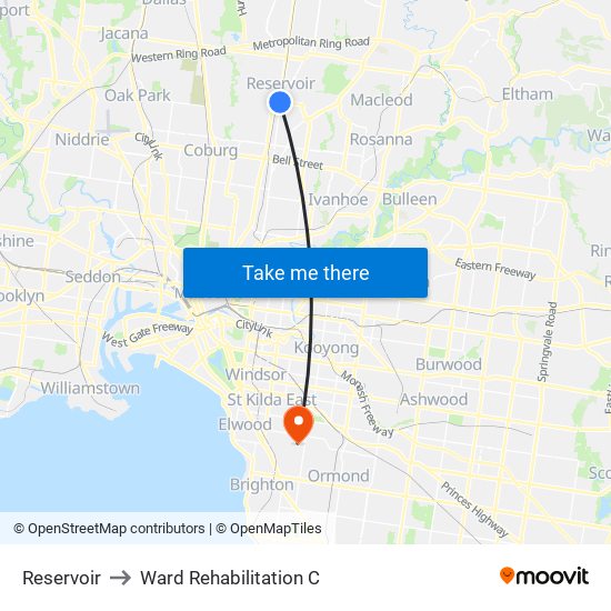 Reservoir to Ward Rehabilitation C map