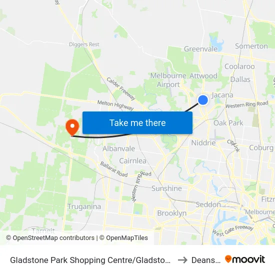 Gladstone Park Shopping Centre/Gladstone Park Dr to Deanside map