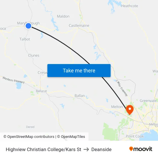 Highview Christian College/Kars St to Deanside map