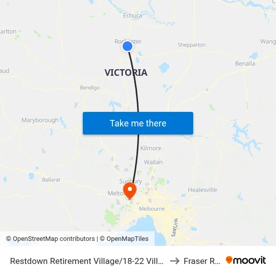Restdown Retirement Village/18-22 Village Dr to Fraser Rise map