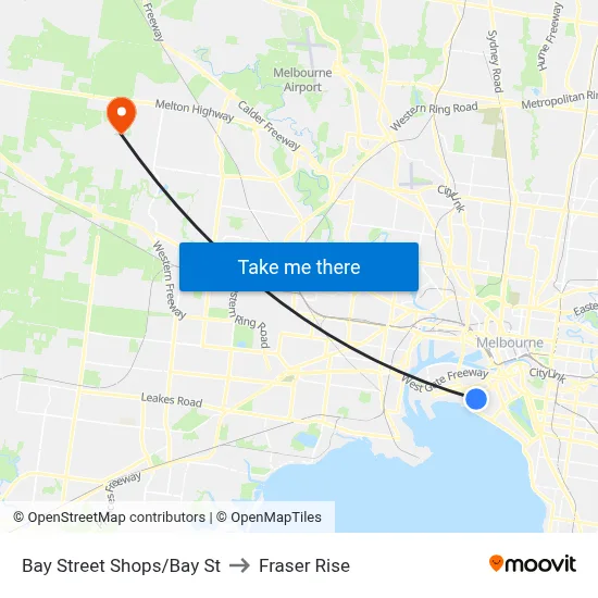 Bay Street Shops/Bay St to Fraser Rise map