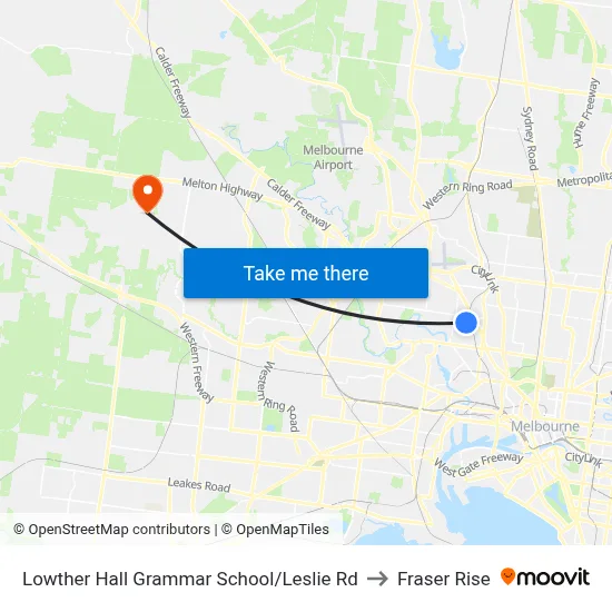 Lowther Hall Grammar School/Leslie Rd to Fraser Rise map