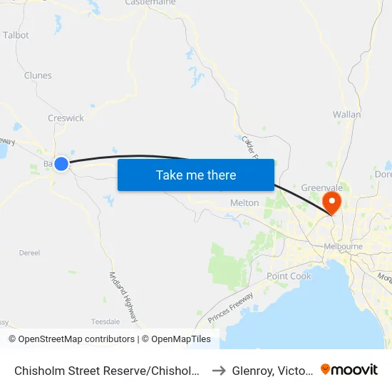 Chisholm Street Reserve/Chisholm St to Glenroy, Victoria map