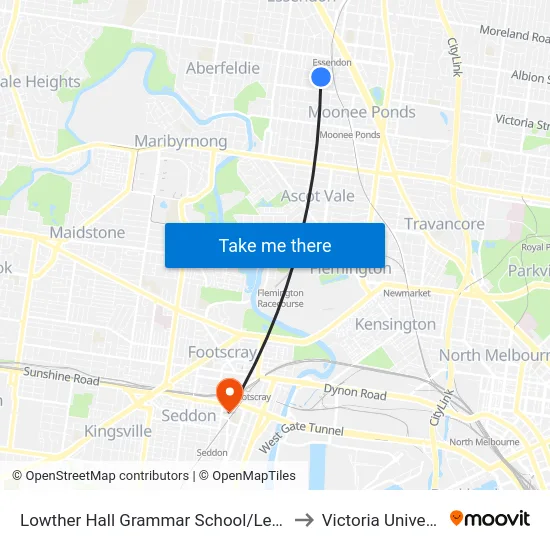 Lowther Hall Grammar School/Leslie Rd to Victoria University map